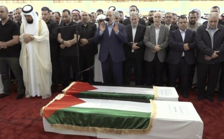 Hamas प्रमुख इस्माइल हनिया का कतर में अंतिम संस्कार
