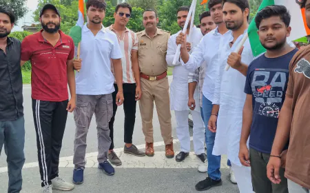 फखरपुर आजादी दिवस: फखरपुर में 15 अगस्त की भव्य तिरंगा यात्रा | देखे फखरपुर से खूबसूरत तस्वीरें