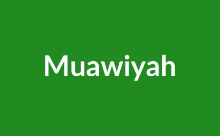 Muawiyah Name Meaning in English