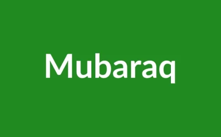 Mubaraq Name Meaning in English