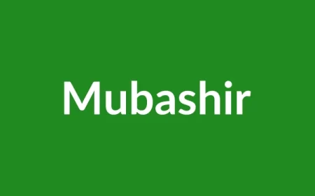 Mubashir Name Meaning in English