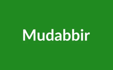 Mudabbir Name Meaning in English