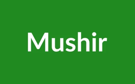 Mushir Name Meaning in English