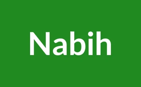 Nabih Name Meaning in English