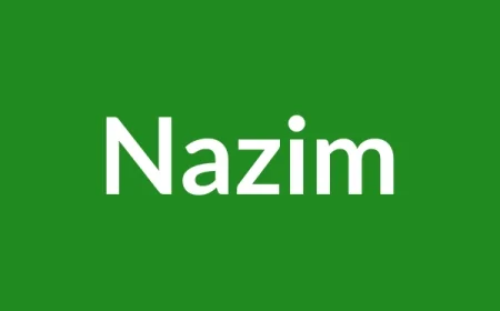 Nazim Name Meaning in English