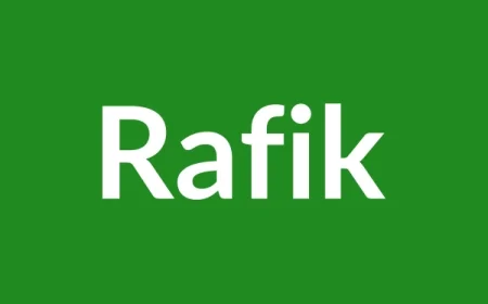 Rafik Name Meaning in English