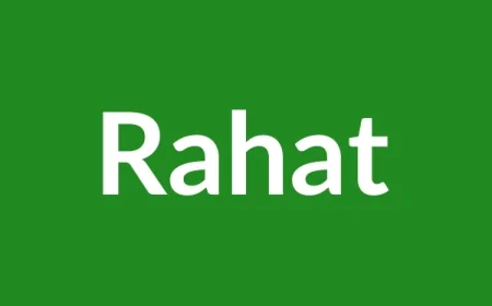 Rahat Name Meaning in English