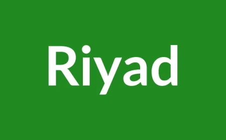 Riyad Name Meaning in English