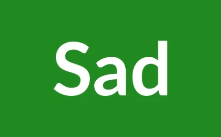 Sad Name Meaning in English
