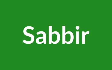 Sabbir Name Meaning in English