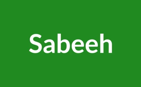 Sabeeh Name Meaning in English