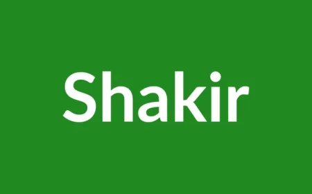 Shakir Name Meaning in English
