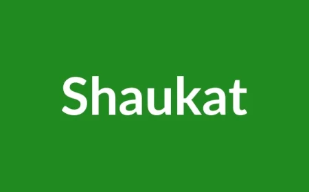 Shaukat Name Meaning in English
