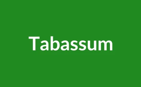 Tabassum Name Meaning in English
