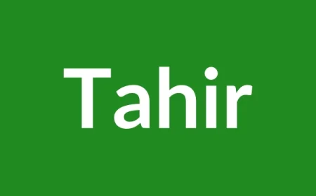 Tahir Name Meaning in English