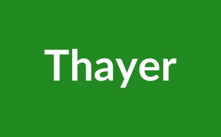 Thayer Name Meaning in English