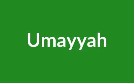 Umayyah Name Meaning in English
