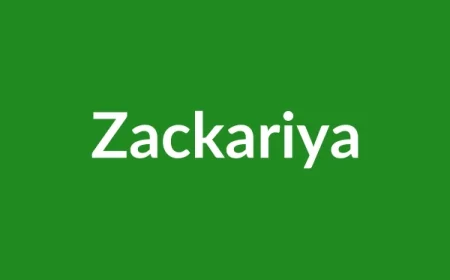 Zackariya Name Meaning in English