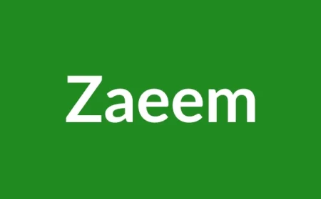 Zaeem Name Meaning in English