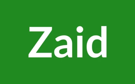 Zaid Name Meaning in English