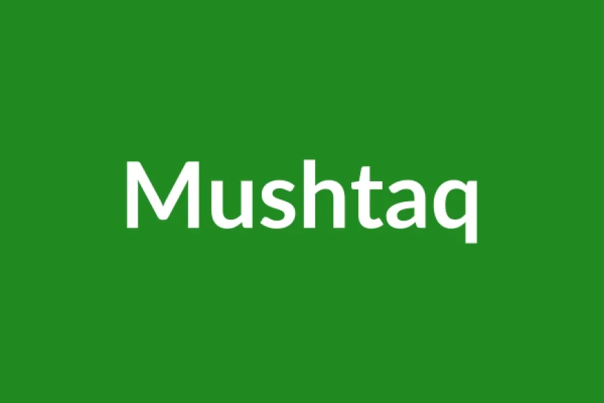 Mushtaq Name Meaning in English