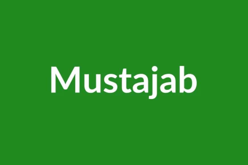 Mustajab Name Meaning in English