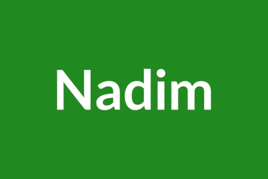 Nadim Name Meaning in English