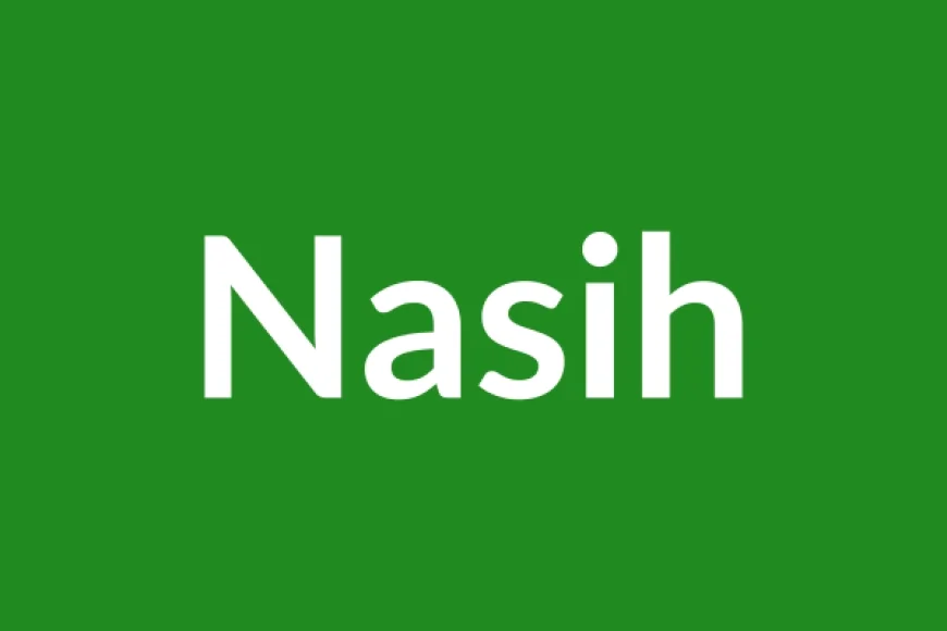 Nasih Name Meaning in English