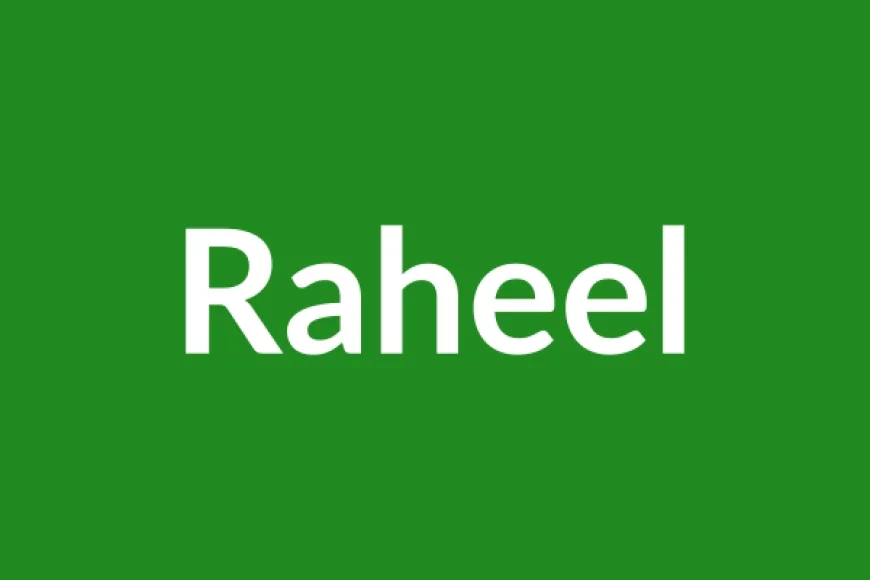 Raheel Name Meaning in English