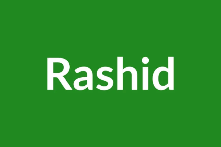 Rashid Name Meaning in English