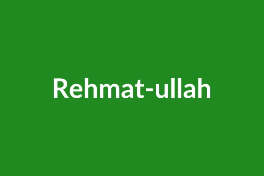 Rehmat-ullah Name Meaning in English
