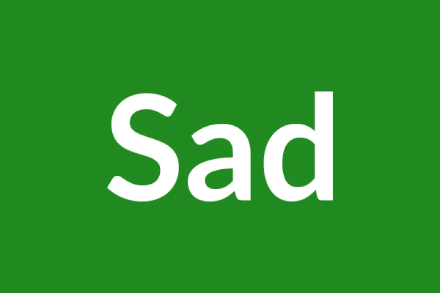 Sad Name Meaning in English