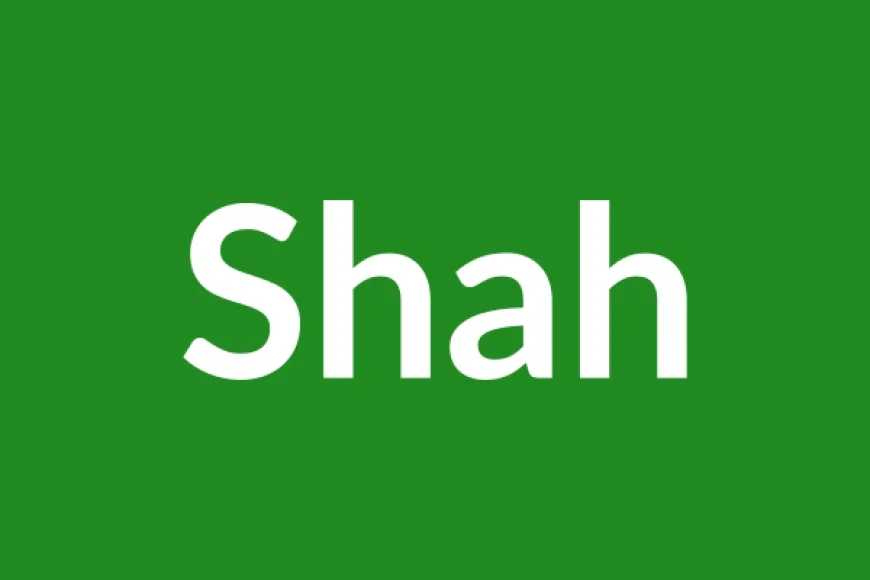 Shah Name Meaning in English