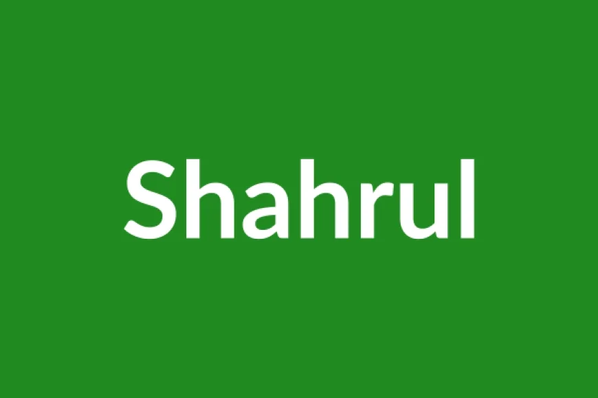 Shahrul Name Meaning in English