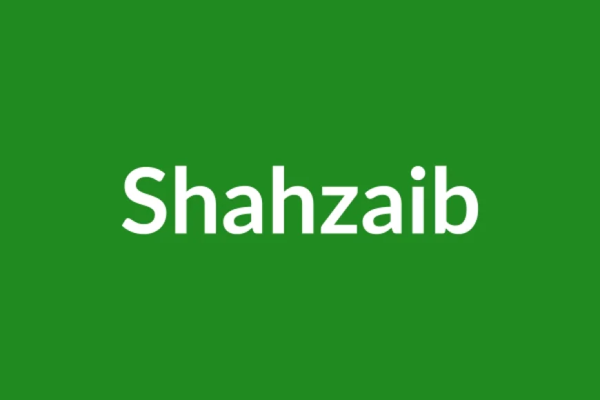 Shahzaib Name Meaning in English
