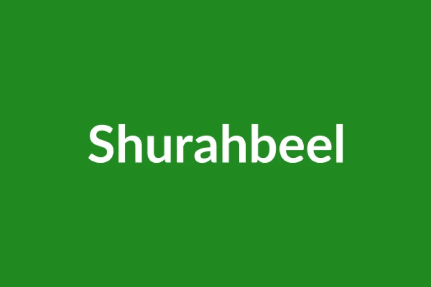 Shurahbeel Name Meaning in English