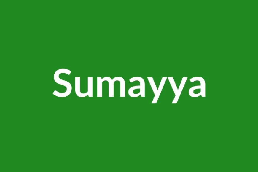Sumayya Name Meaning in English