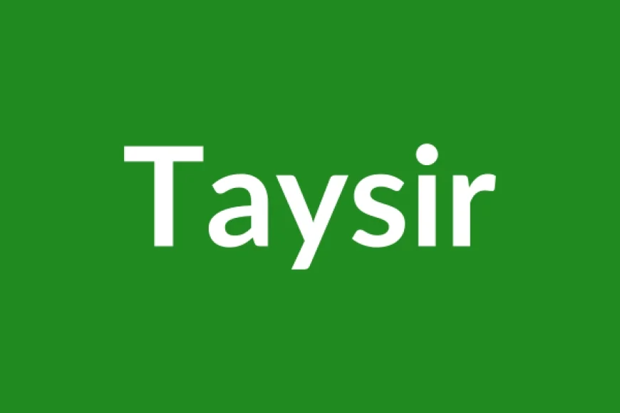 Taysir Name Meaning in English