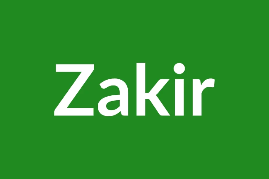 Zakir Name Meaning in English