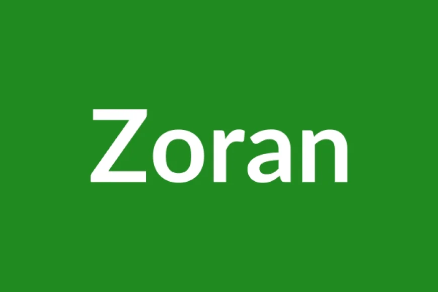 Zoran Name Meaning in English