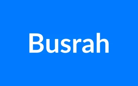 Busrah नाम का मतलब | Busrah Name Meaning in Hindi