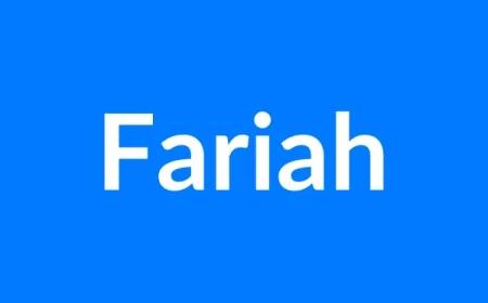 Fariah नाम का मतलब | Fariah Name Meaning in Hindi