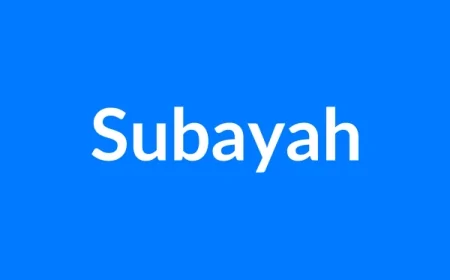 Subayah नाम का मतलब | Subayah Name Meaning in Hindi