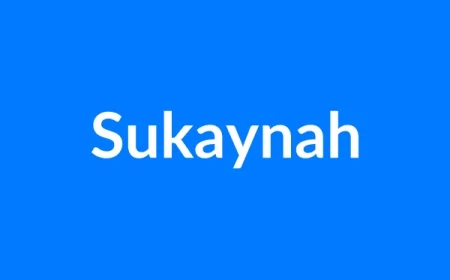 Sukaynah नाम का मतलब | Sukaynah Name Meaning in Hindi