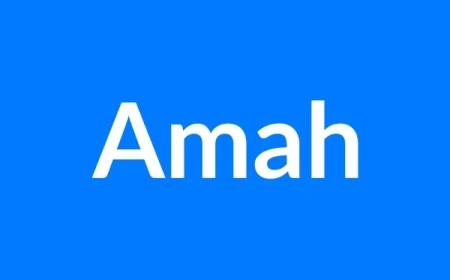 Amah Name Meaning | Islamic Girl Name