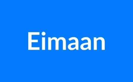 Eimaan Name Meaning | Islamic Girl Name