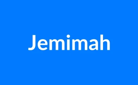 Jemimah Name Meaning | Islamic Girl Name