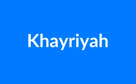Khayriyah Name Meaning | Islamic Girl Name