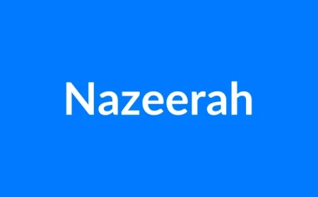 Nazeerah Name Meaning | Islamic Girl Name