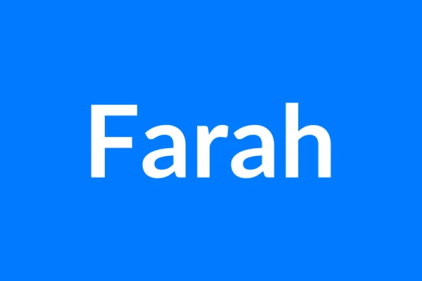 Farah नाम का मतलब | Farah Name Meaning in Hindi